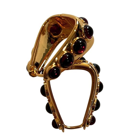 For Love & Lemons Daisy Mae Hoop Earrings in Gold - Picture 4 of 4